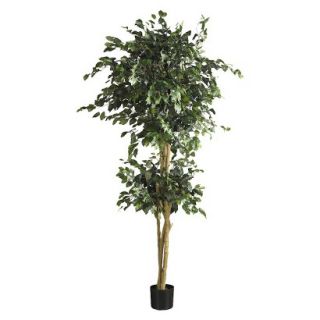 Nearly Natural Art Tree Ficus   Green (6 Ft)