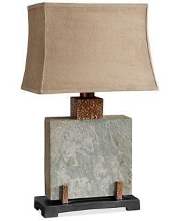 Uttermost Indoor/Outdoor Slate Square Table Lamp   Lighting & Lamps   For The Home