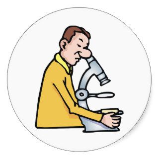 Microscope Research Science Scientist Sticker