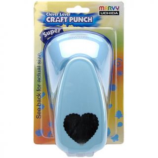 Clever Lever Super Jumbo Craft Punch   Scallop Heart