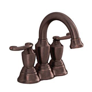 American Standard 9018201.181 Ocean Grove 4 Inch Two Handle Lavatory Faucet, Estate Bronze   Touch On Bathroom Sink Faucets  