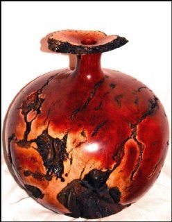 Manzanita Burl Wood Vase   Decorative Vases