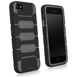 BoxWave Fortex Case for Apple iPhone 5   Ultra Slim, Form Fitting Dual Tone TPU case Double Layered Protection, Futuristic Cut out Design   Apple iPhone 5 Covers and Cases (Charcoal Grey): Computers & Accessories