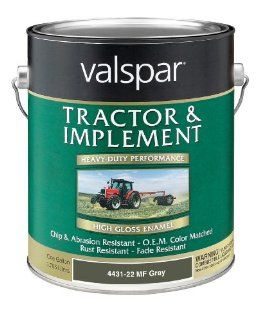 Valspar 4431 22 MF Gray Tractor and Implement Paint   1 Gallon: Automotive