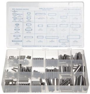 Alloy Steel Dowel Pin Assortment (176 Pieces), Plain Finish, Inch, With Case: Industrial & Scientific