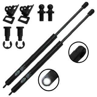 Wisconsin Auto Supply WGS 179 2 Two Rear Hatch Liftgate Gas Charged Lift Supports With Upgraded Mounting Studs and Brackets: Automotive