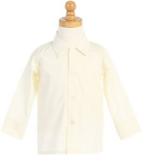 Lito Boys Long Sleeved Simple Dress Shirt: Infant And Toddler Button Down Shirts: Clothing