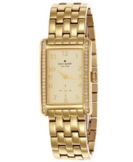 kate spade new york Watch, Womens Cooper Gold Tone Stainless Steel Bracelet 32x21mm 1YRU0036   Watches   Jewelry & Watches