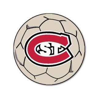 FANMATS NCAA St. Cloud State University Huskies Nylon Face Soccer Ball Rug: Automotive