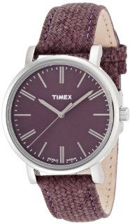 Timex Originals T2P172 Ladies Burgundy Classic Round Watch at  Women's Watch store.