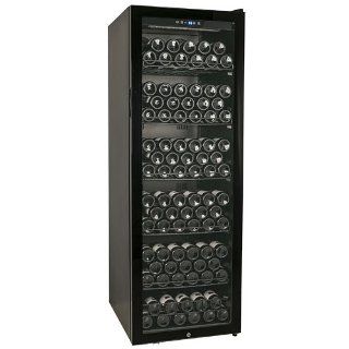 EdgeStar 173 Bottle Glass Door Wine Cabinet   Black: Appliances
