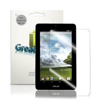 GreatShield Ultra Smooth (HD) Clear Screen Protector Film for Asus MeMO Pad ME172V 7 Inch Tablet (3 Pack)   LIFETIME WARRANTY: Computers & Accessories