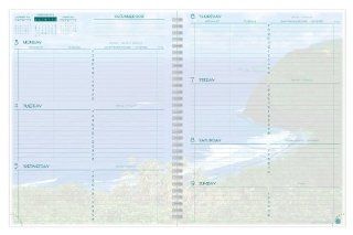 Day Timer Coastlines 2 Page Per Week Refill, 8.5 x 11 Inches, January   December 2012 (D13172 1201) : Appointment Book And Planner Refills : Office Products