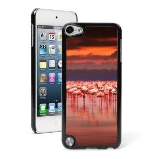 Apple iPod Touch 5th Black Hard Back Case Cover 5TB172 Color Flamingos in Lake at Sunset: Cell Phones & Accessories