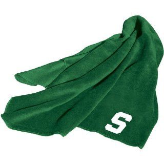Logo Chair Michigan State Spartans NCAA Fleece Throw Blanket LCC 172 25  Sports Fan Throw Blankets  Sports & Outdoors