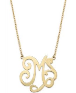 Giani Bernini Sterling Silver Necklace, K Initial Pendant Necklace   Necklaces   Jewelry & Watches
