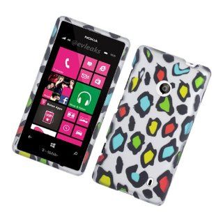 Eagle Cell PINK521R2D168 Stylish Hard Snap On Protective Case for Nokia Lumia 521   Retail Packaging   Rainbow Leopard: Cell Phones & Accessories
