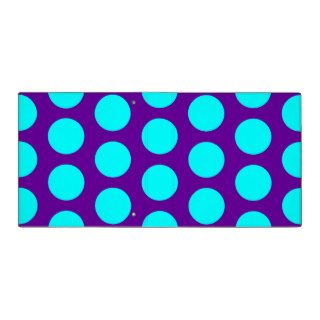 Purple & Aqua Polka Dots Avery Binder