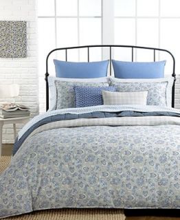 CLOSEOUT! Tommy Hilfiger Princeton Paisley Collection   Bedding Collections   Bed & Bath