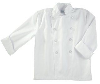 Chef Works CWBJ WHT Kid's Chef Coat, White, X Small: Home Improvement