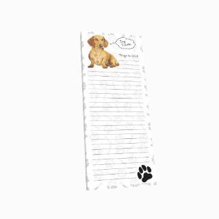 Mini Dachshund Magnetic List Pad, Got Yo Gifts, MLPD163 : Blank Postcards : Office Products