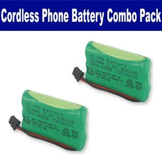 Radio Shack 43 164 Cordless Phone Battery Combo Pack includes 2 x EM CPH 488B Batteries Electronics