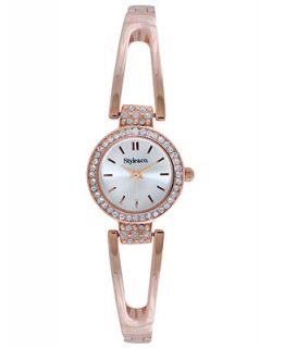 Style&co. Watch, Womens Rose Gold Tone Open Bangle Bracelet 22mm SC1400   Watches   Jewelry & Watches