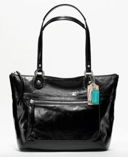 COACH POPPY LEATHER SMALL TOTE   Handbags & Accessories