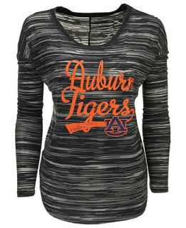 Blue 84 Womens Long Sleeve Auburn Tigers Trouble Burnout Striped Top   Sports Fan Shop By Lids   Men