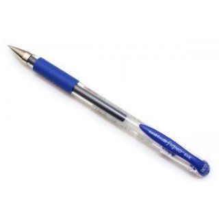 Uni ball Signo Dx Um 151 Gel Ink Pen   0.38 Mm   10 Set (Blue) : Gel Ink Rollerball Pens : Office Products
