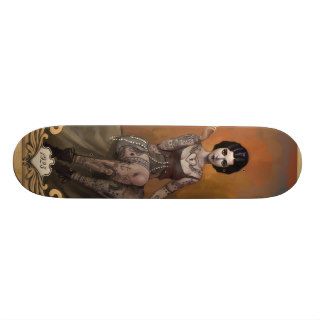 The Amazing Tattooed Lady Skate Board Deck