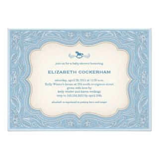 Cowboy Western Baby Shower invitations