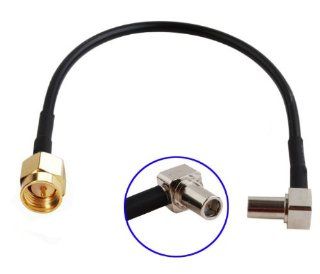 RF coaxial coax cable assembly SMA male to MS147 male 8inches plus led light key chain Computers & Accessories