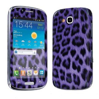 Samsung Galaxy Axiom R830 ( US Cellular ) Vinyl Decal Skin Purple Cheetah   By SkinGuardz: Cell Phones & Accessories