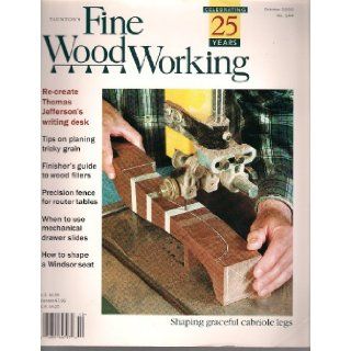 Taunton's Fine Woodworking October 2000 No. 144 (Re create Thomas Jefferson's Writing Desk, Celebrating 25 Years): Timothy D. Schreiner: Books