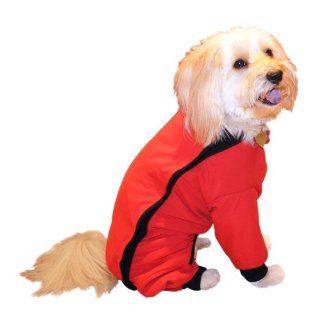 Pedigree Perfection RN139 16 RED Weather Master Reversible Rain Suit for Your Dog, 16 Size : Pet Raincoats : Pet Supplies