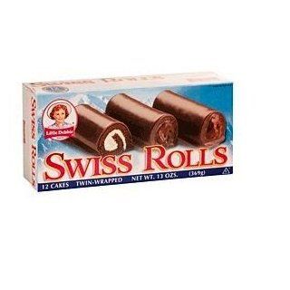 Little Debbie Swiss Roll (Pack of 6) : Wafer Cookies : Grocery & Gourmet Food