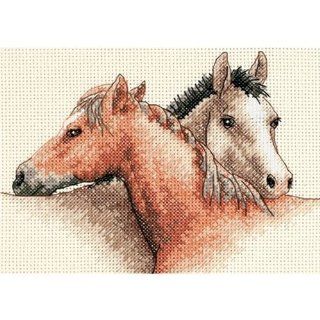 Dimensions Horse Pals Mini Counted Cross Stitch Kit 7x5