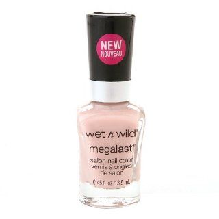 Wet n Wild MegaLast Salon Nail Color, Sugar Coat 205B 0.45 fl oz (13.5 ml): Health & Personal Care