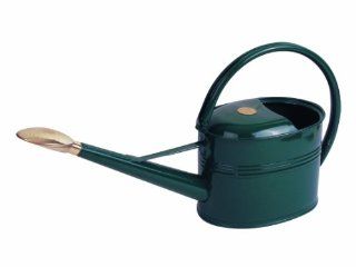 Haws V134G Slimcan Galvanized Watering Can with Oval Rose, 1.3 Gallon/5 Liter, Green : Patio, Lawn & Garden