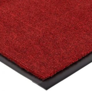 Notrax 131 Dante Decalon Entrance Mat, for Lobbies and Indoor Entranceways, 2' Width x 3' Length x 3/8" Thickness, Red/Black: Floor Matting: Industrial & Scientific