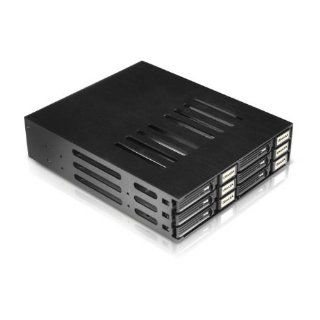 iStarUSA BPU 126 SA Black Aluminum 1 x 5.25 to 6 x 2.5 SATA 6.0 Gb/s Hot Swap Cage: Computers & Accessories