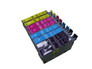 ND TM Brand Dinsink: 8 Pack (2BK+2C+2M+2Y) US Patent (Non OEM) Pigment ink cartridge for Epson 126 T126: NX330 NX430 WF 3520.WF 3540..The item with ND Logo!: Office Products