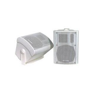 5" 2 Way 125 Watt Indoor/Outdoor White Speakers: Electronics