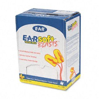Aearo EAR : E A Rsoft Blasts Ear Plugs, Corded, Foam, Yellow Neon, 200 Pairs per Box  :  Sold as 2 Packs of   200   /   Total of 400 Each: Health & Personal Care