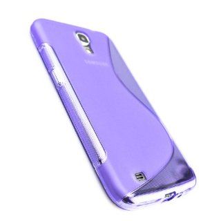 CASE123 Soft S Pattern TPU Gel Grip Skin Case Cover for Samsung Galaxy Mega 6.3 (Purple): Cell Phones & Accessories