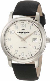 Catorex Men's 119.1.8170.420 Attractive Automatic Stainless Steel Black Calfskin Watch Watches