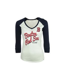 47 Brand Womens Boston Red Sox Batter Up Raglan T Shirt   Sports Fan Shop By Lids   Men