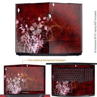 Matte Protective Decal Skin Sticker (Matte finish) for Alienware M17X with 17.3in Screen (view IDENTIFY image for correct model) case cover Matte_09 M17X 114 Computers & Accessories