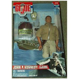 GI Joe John F. Kennedy 12" Action Figure PT 109 Boat Commander: Toys & Games